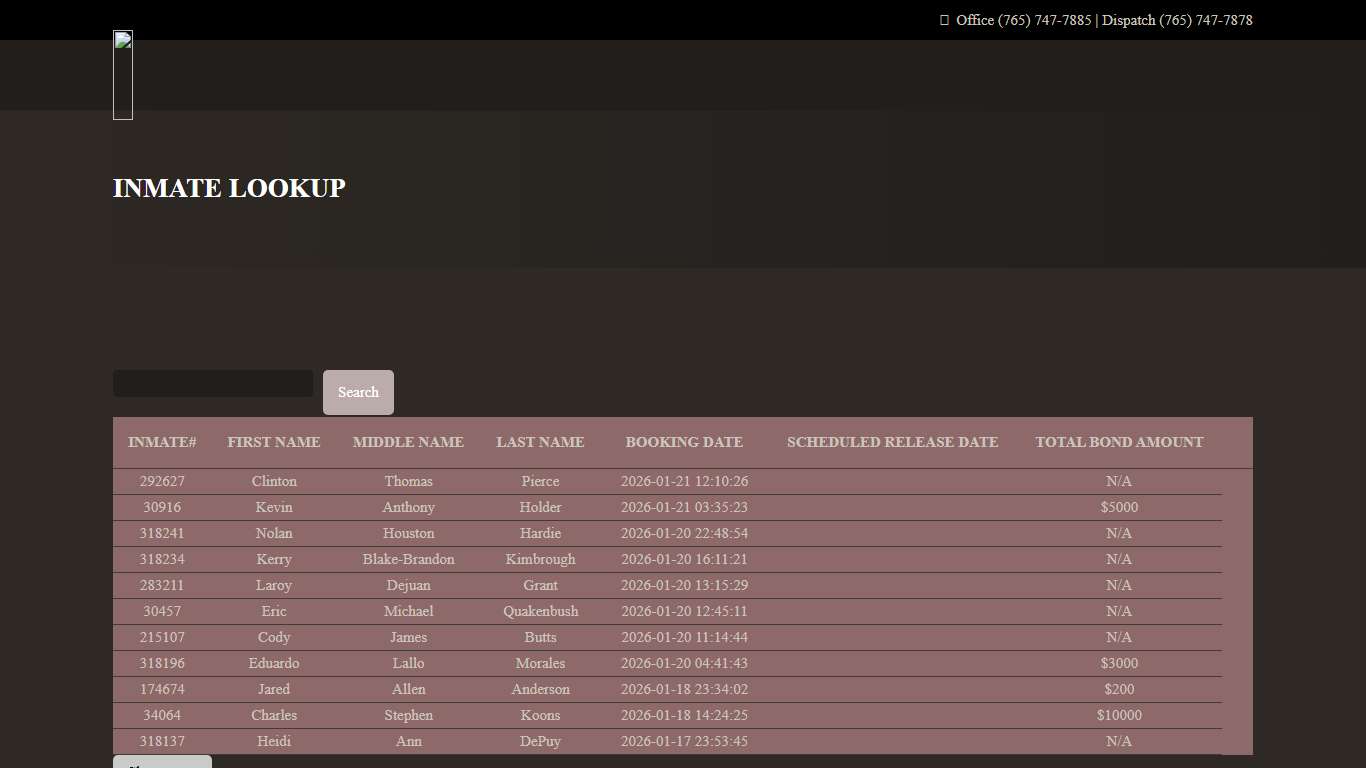 Inmate Lookup - Delaware County Sheriff